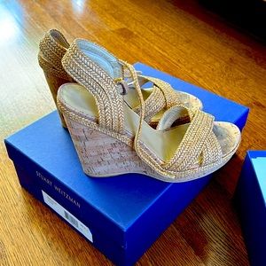 STUART WEITZMAN MINX Size 9 Tan/Neutral